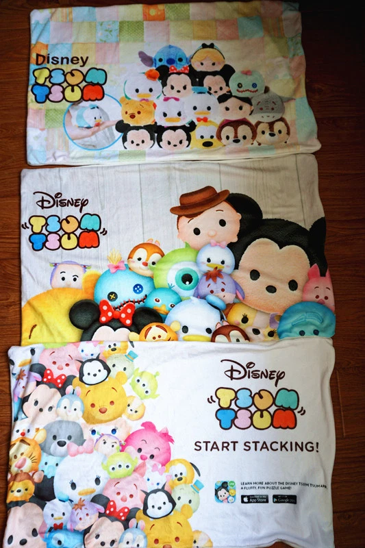 Disney Tsum Tsum Printing  Pillowcase Mickey Minnie Soft Fabric 3 Styles - Image 3 of 4