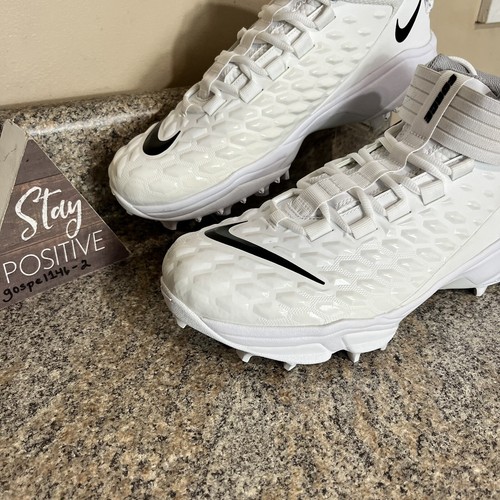 Nike Force Savage Pro 2 Shark White Football Cleats Mens Size 11 Wide CK2823-100 - Picture 3 of 8