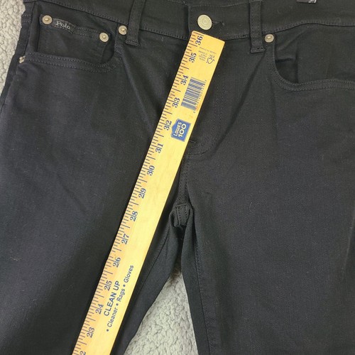 Neu Polo Ralph Lauren Tompkins Super Skinny Jeans Schwarz Sexy Größe 27R - Bild 7 von 8