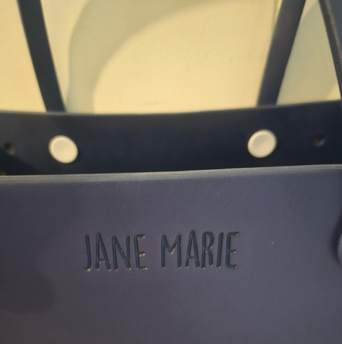 NWT Jane Marie Ocean Blue Tote (Bogg Bag) Multi-Purpose Bag - Picture 3 of 4