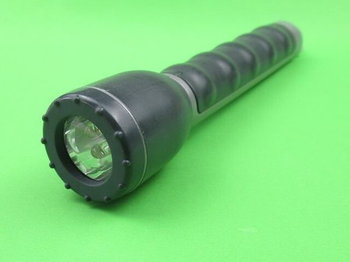 LED Taschenlampe OSRAM grau Befestigungsring rutschfester Griff Arbeitsleuchte - Bild 3 von 3