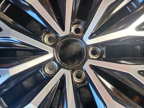 16" VOLKSWAGEN JETTA FACTORY OEM ALLOY BLACK MACHINE WHEEL RIM 2019-2021 16x6.5 - Picture 5 of 6