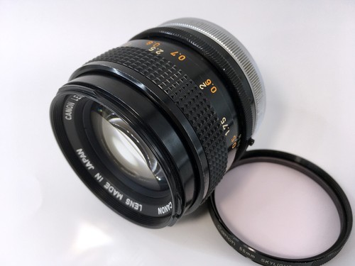 【Opt come nuovo】 Canon FD 50mm F1.4 S.S.C. Obiettivo standard MF dal Giappone #1908CL - Foto 2 di 16