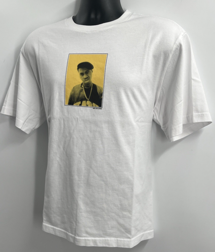 Camiseta básica blanca Aime Leon Dore para hombre 10 algodón manga corta cuello redondo talla M - Imagen 7 de 13