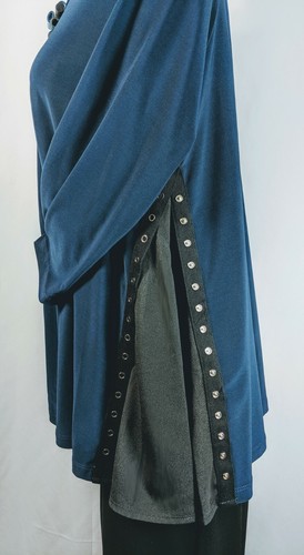 Cómoda FALDA a Presión Lagenlook Azul y Negra EE. UU. Comparar @ $105 - Imagen 10 de 11