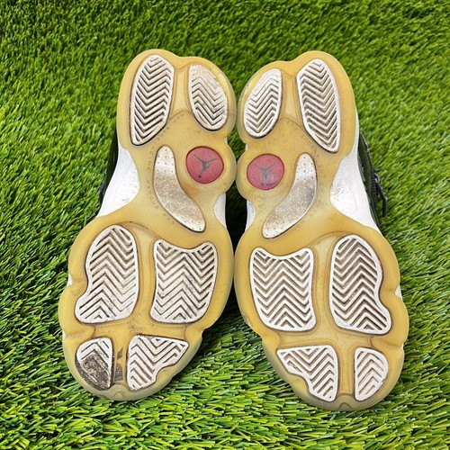 Scarpe da basket Nike Air Jordan 6 anelli ragazzo taglia 13C nere sportive sneakers - Foto 11 di 17