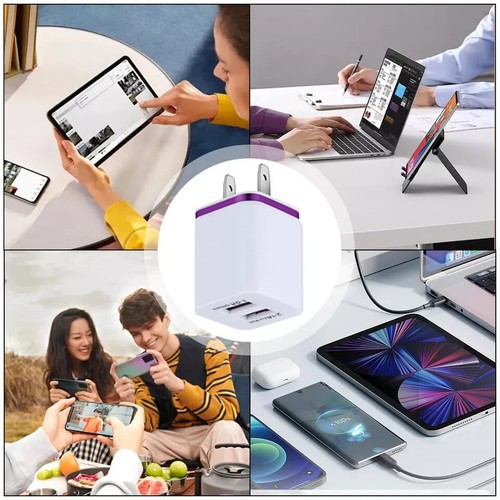 universal phone charger 3PCS 5w 5v 1a portable 2 usb wall charger power adapter - Picture 8 of 10