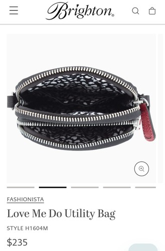 Brighton Designers Tom Clancy Fashionista Love Utility Bag ORIGINAL PRICE - $235 - Picture 2 of 9