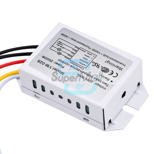 220V 2Way Digital Subsection Switch 1000W For Ceiling Light Independence Control - Bild 6 von 10