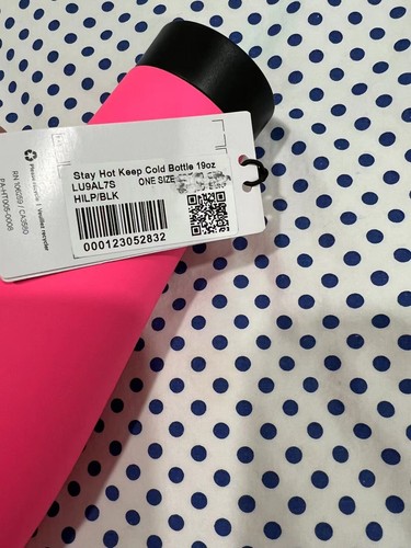 Nuevo con etiquetas botella Lululemon Stay Hot Keep Cold ~TAMAÑO: 19 OZ~ rosa destacado y frambuesa pálida - Imagen 4 de 10