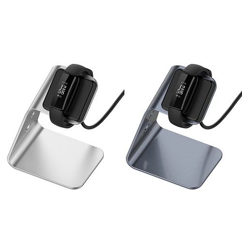 Pour Fitbit Inspire 2 Activity Tracker Chargeur Dock Aluminium Métal Montre Chargeur - Photo 3 sur 14