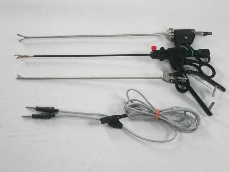 Juego de soporte de aguja disector laparoscópico bipolar fenestrado Maryland Foto 4 de 4