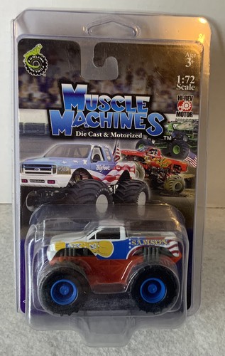 Muscle Machines Samson 1:72 Monster Truck HI-REV New 2003 Chevy - Picture 1 of 4