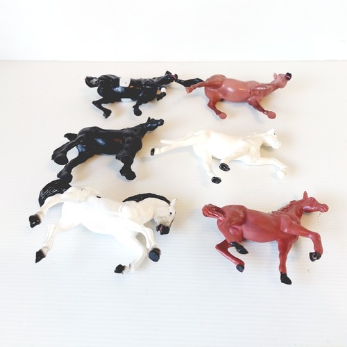 Vintage Rare Horse Figures × 6 | PVC | Made in China - Picture 11 of 11