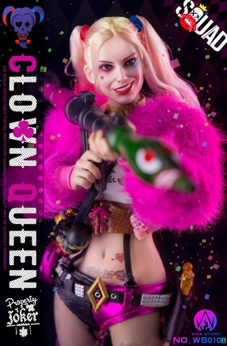 WAR STORY WS010-B Female Joker Clown Queen 1/6 Action Figure Deluxe Version - Picture 4 of 12