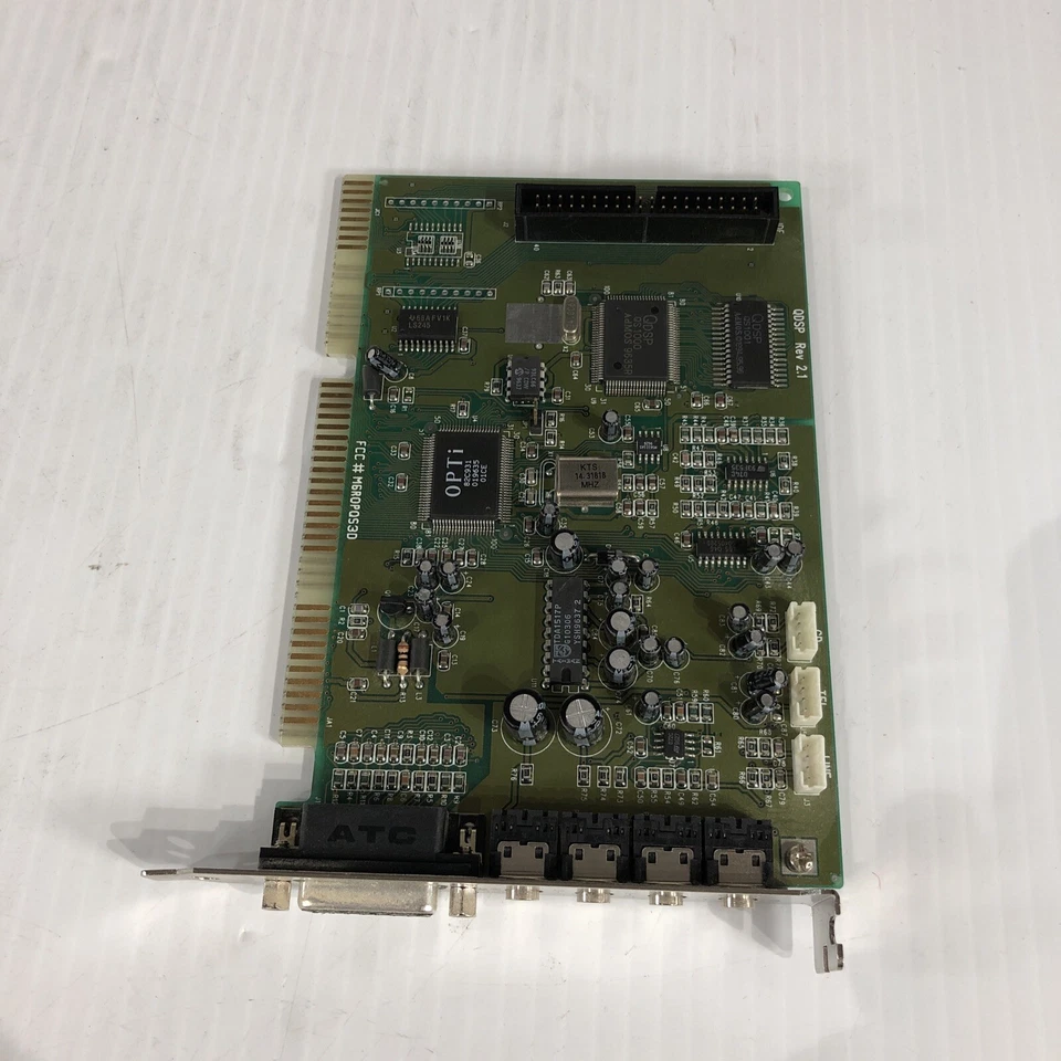 OPTI ISA SOUND CARD QDSP REV 2.1 FCC #M6ROPQS2D - Image 2 of 3