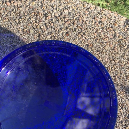 Railroad Switch Light Cobalt Blue Glass Lens - Picture 5 of 6