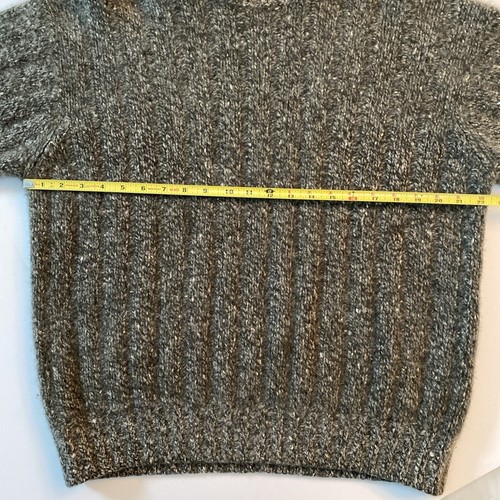 Joan & David Women's Gray 100% Cashmere Channel Knit Turtle Neck Sweater Sz L - Picture 5 of 12