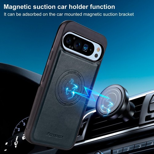 Slim Leather Case 2in1 Card Holder Cover for Google Pixel 7A/8A/9A/7/8/9 Pro XL - Picture 9 of 36