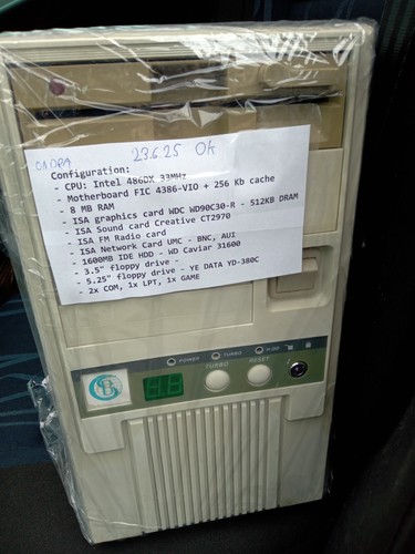 Vintage retro gaming computer - PC 486DX 33MHz, 8MB RAM, Sound - Bild 22 von 22