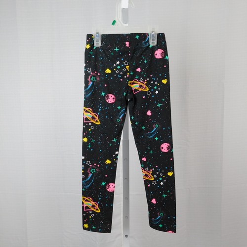 Bobbie Brooks Girls Cosmos Space Planets & Stars Printed Leggings 4-5 XS #4637 - Picture 6 of 8