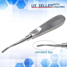 Dental Root Elevator Serrated #77R Extraction Surgical Instrument German Steel