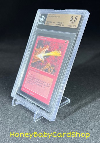 MTG Limited Edition Alpha 1993 Firebreathing BGS 9.5 GEM MINT Old School 93/94 - Picture 3 of 6