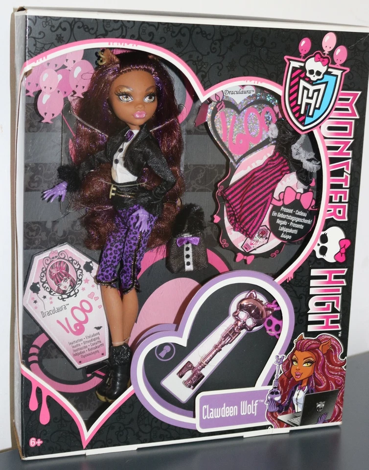 Monster High Sweet 1600 Puppe Clawdeen Wolf W9191