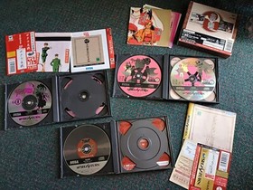 Lot of 3 Sega Saturn games Sakura Taisen 1, 2 Sakura Wars, Sakura Wars Steam