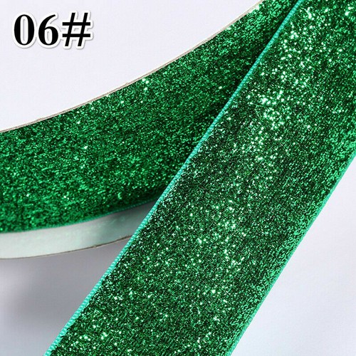 100 Yards Sparkle Glitter Ribbon DIY Christmas Wedding Gifts Packing Decor - Picture 5 of 9