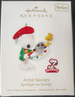 Snoopy Peanuts 2010 Hallmark Artist Snoopy Spotlight Series 13th Painting