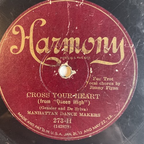 10" 78 RPM-Astorites-Just a Little Longer/Manhattan Dance Makers-Cross Your Hear - Picture 3 of 4