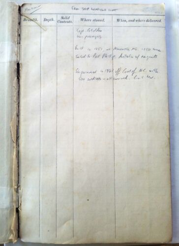 CARGO BOOK – SS WINFIELD SCOTT - Picture 2 of 4