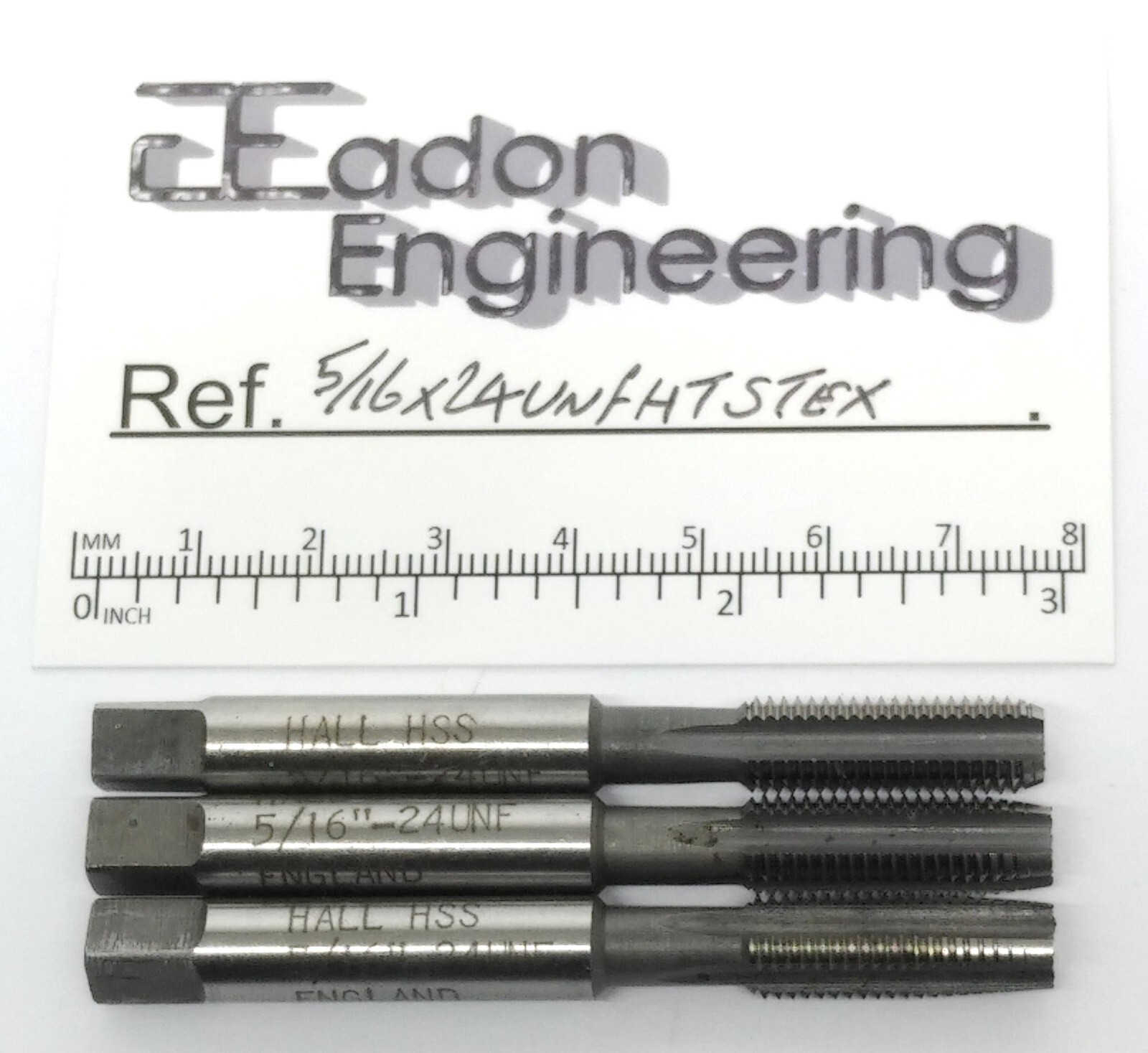 5/16" x 24TPI UNF (Unified National Fine) Tap or Tap Set, HSS. By Top Brands. - Picture 4 of 52