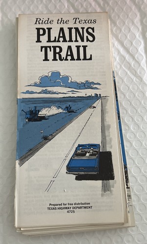 Texas State Maps from 70’s 80’s 90’s Lot Of 9 Maps - Picture 7 of 10