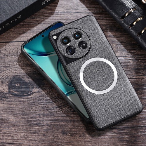 ShockProof Cloth Leather Magnetic MagSafe Phone Case For OnePlus 13 12 11/Ace 3V - Picture 8 of 21