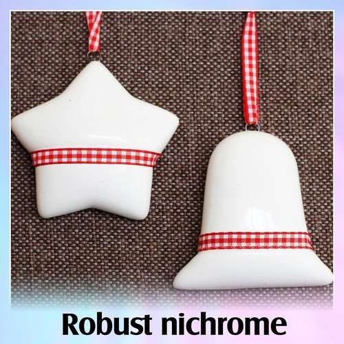 100Pcs Nichrome Wire High Temp Fusing Wire for Kiln High Fire Ceramic Wire Glass - Picture 5 of 7