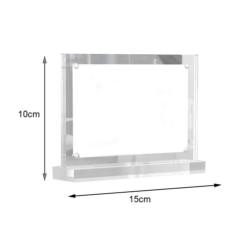 Clear Acrylic Picture Frame Stand Set of 4 Perfect for Displaying Photo Shoots - Picture 10 of 19