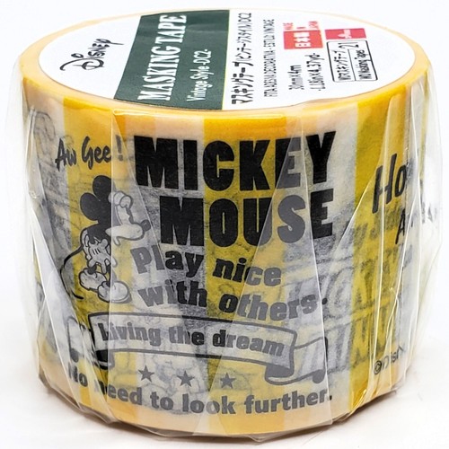 Mickey Mouse Washi Abdeckband Disney Daiso Japanisch 157" x 1,14" Vintage Stil - Bild 1 von 6