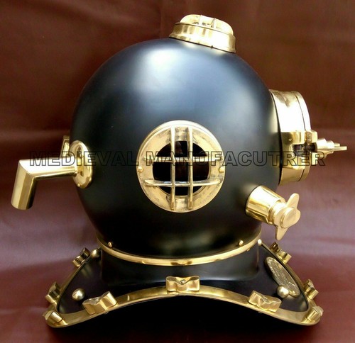 18 Inch US Navy Diving Helmet Mark V Deep Sea Divers Helmet Vintage Replica gift - Picture 4 of 8