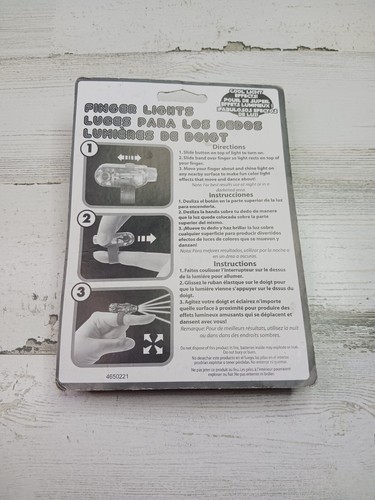 Finger Lights - Package of 3 Pieces ~ NEW ~ Party Favors or Prizes! Light It Up! - Picture 2 of 3