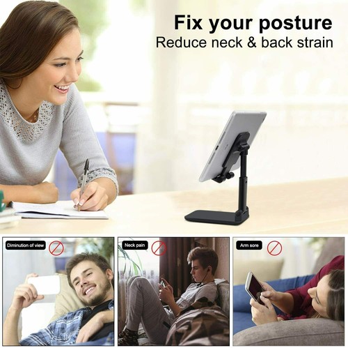 Tablet Halterung Handy Tisch Ständer Smartphone-IPad Stativ Halter Verstellbar - Bild 9 von 9