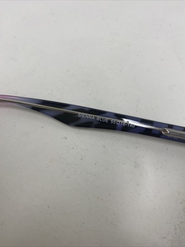 Affordable Designs Eyeglasses Frames 55-16-140 Sienna Blue Full Rim IF84 - 第 7/8 張圖片
