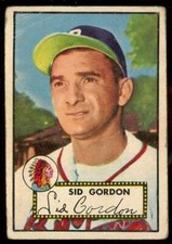 1952 Topps #267 Sid Gordon GD Bos Braves  70618