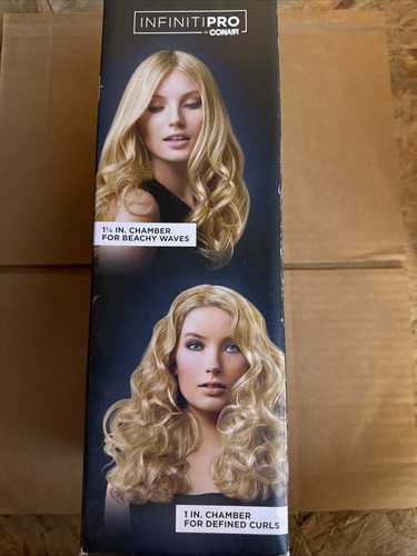 Infinity Pro Curl Secret 2.0 Black Curler 1.25" & 1" Chambers - Picture 2 of 8