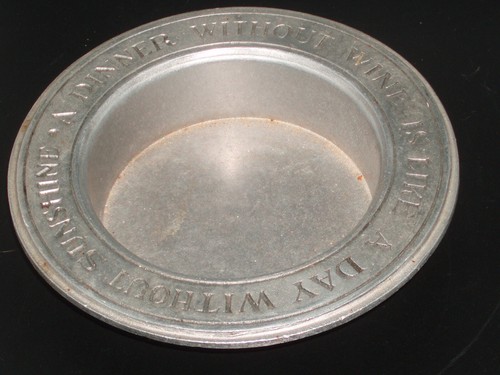 WILTON ARMETALE UNA CENA SIN BOTELLA DE VINO POSAVASOS - Imagen 1 de 6