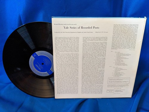 Richard Eberhart LP Yale Series of Recorded Poets Carillon YP314 Poetry Booklet - Imagen 2 de 2