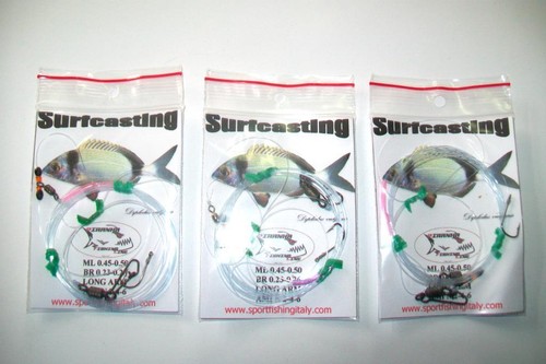 SURFCASTING 3TERMINALI INVISIBILI 1AMO PESCA IN MARE MORMORE SARAGHI - Foto 1 di 2