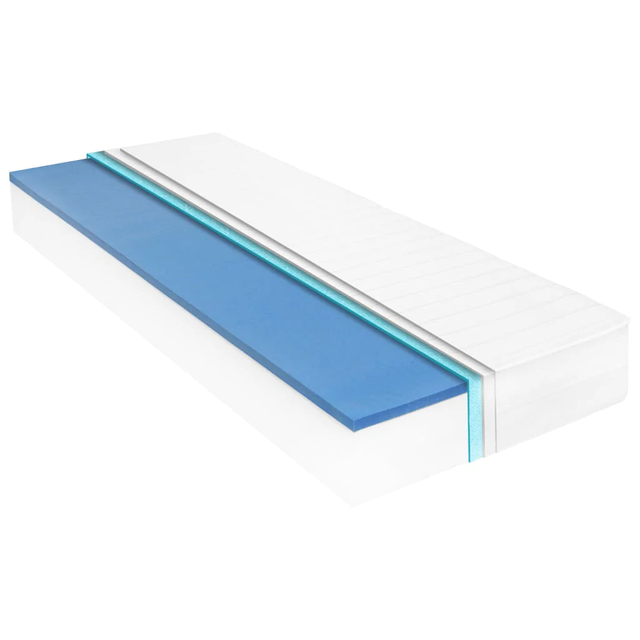 Matratze 100 x 200 cm Viskoelastischer Memory-Schaum 18 cm Matratze 100 x 200 cm Viskoelastischer Memory-Schaum 18 cm