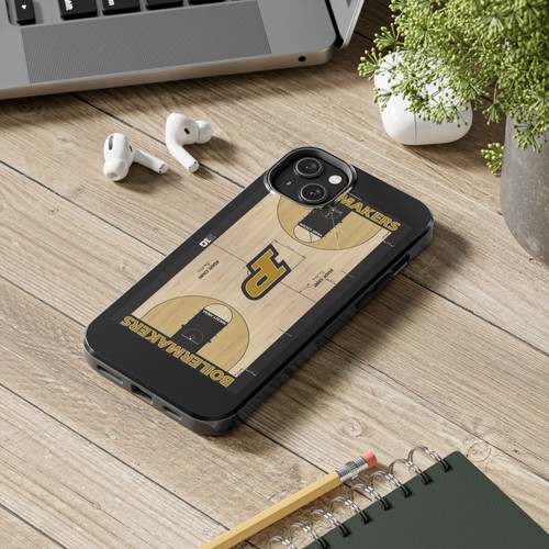Purdue Boilermakers Basketball Court Tough Phone Case - Picture 36 of 108